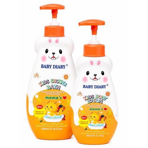 kids Vitamin C and Mixed Fruit Shower Gel and lotion