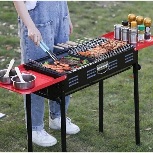 Big BBQ charcoal Grill with Extension