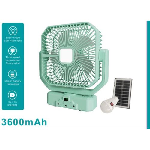 9inch table fan solar, Bluetooth, free bulb inch table fan solar, Bluetooth, free bulb