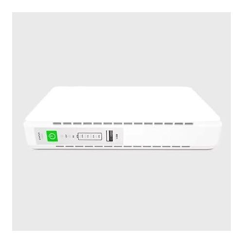 POE432 Portable power supply Mini DC UPS 10400MAH Mini UPS (White)