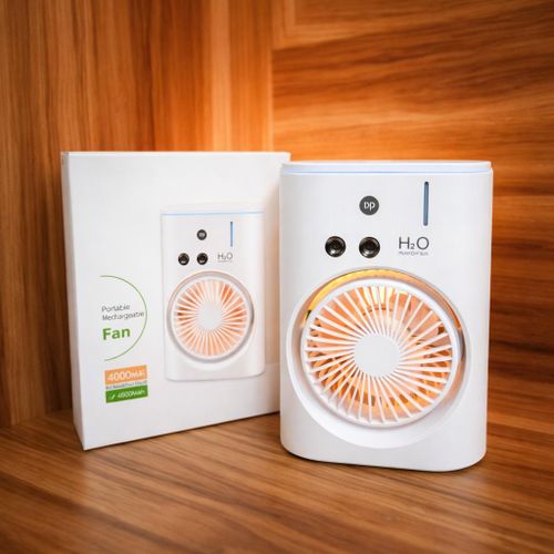 .DP Fan With Water Cooling And Night Light (7688)