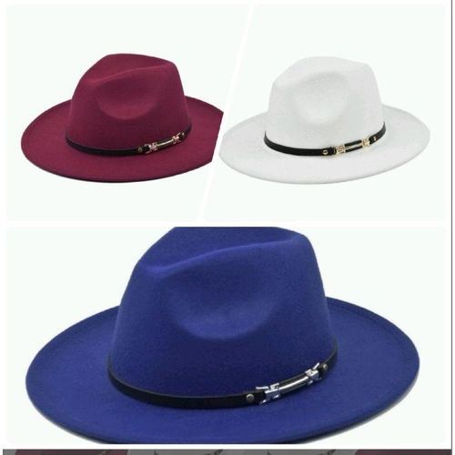 3 in 1 TRENDY PANAMA CAP MEN WOMEN CASUAL SUMMER FEDORA HAT