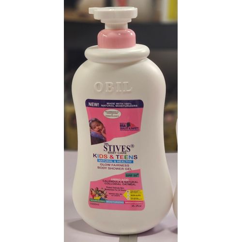 Obil Stives Kids and Teens Natural Glow Fairness Body Shower Gel 1000ml NAFDAC NO A2-103973