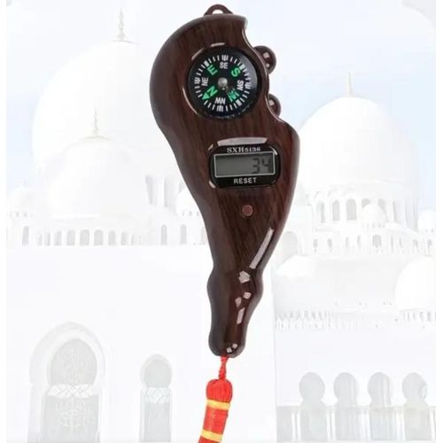 DIGITAL ELECTRONIC TALLY COUNTER TESBIH WITH COMPASS - 1 PIECE