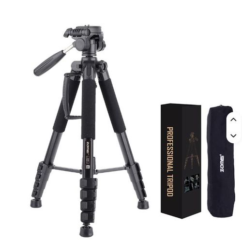 Zomei Q188 Aluminum Professional DSLR Camera Tripod 5-Section Flip Lock Waterproof Shockproof 5KG Load Capacity Portable Bubble