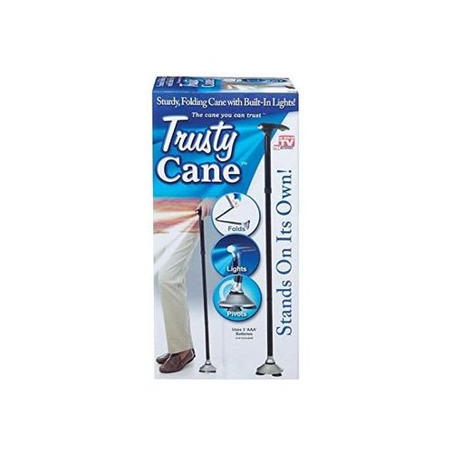 Dependable Walking Foldable Trusty Cane With Built-in Light