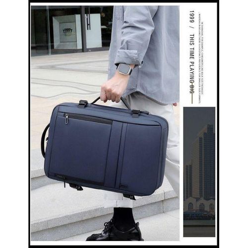 Large Capacity Backpack Bags Women and Men Casual School Bag Travel Bag, Smart Business Anti Theft Office Bag With USB Charging Port for Business Laptop Bag, Soft Adjustable Shoulder Strap Backpack Rucksack Oxford Cloth School Bag
