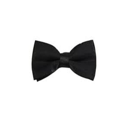 6 Pieces - Unisex Children Black Bow Neck Tie