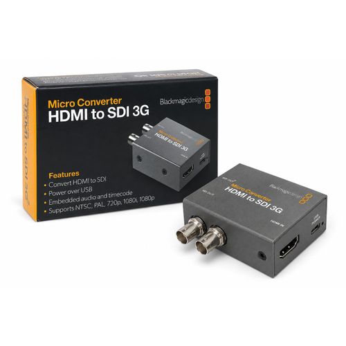 Advanced HDMI to SDI 3G Micro Converter with USB Power – 1080p HD Video Converter