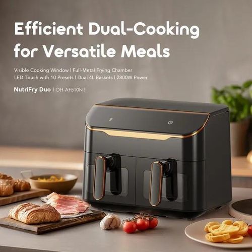 NutriFry Duo 8L 2800W Air Fryer