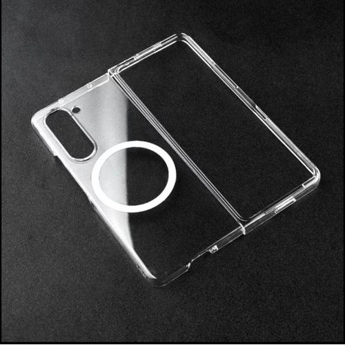 Galaxy Fold 7 Transparent Phone Case - Luxurious High Definition Transparent Magnetic Phone Case. ( TRANSPARENT )