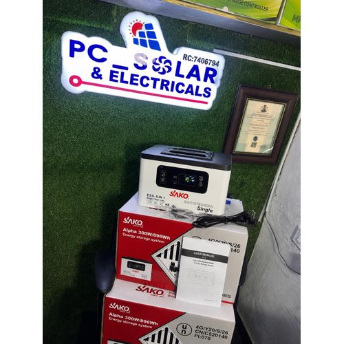 Alpha 300w/896kwh solar power station