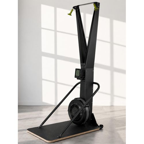 Air Resistance Ski Trainer Machine With LCD Monitor For Full Body Cardio Workout