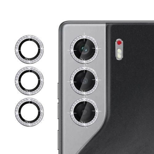 For Tecno Camon 40 Pro 4G Kalebol Individual Camera Lens Diamond Ring Protector(Silver)