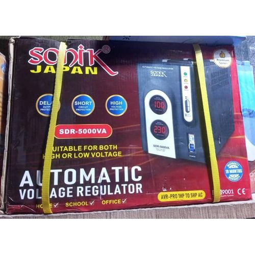 Sonik Japan Automatic Voltage Regulator specifically the SDR-5000VA model