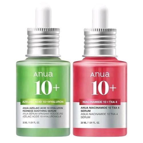 Ultimate Spot Duo, Niacinamide 10 + TXA 4 Serum & Azelaic Acid 10 Hyaluron Redness Soothing Serum, Early & Post Spot Care, Skin Clarifying Korean Skincare Set