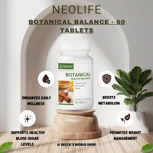 Botanical Healthy balance 60 tablets blood sugar supplement digestive support heart health supplement radiant glow