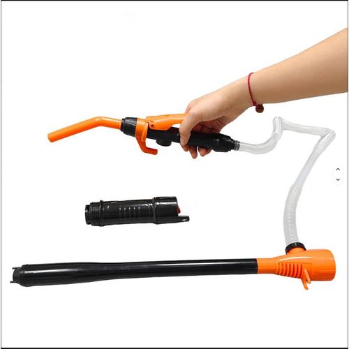 Upgraded Electric Liquid Transfer Pump With Handheld Nozzle, Battery Operated Electric Siphon Pump for Gas, Fu*l, Dies*l, Water, Transfer 7 Quarts Per Mins, Flow Oil Extractor, Easy to Use Hand Fu*l Pump, Multi-Use Siphon Fu*l Transfer Pump