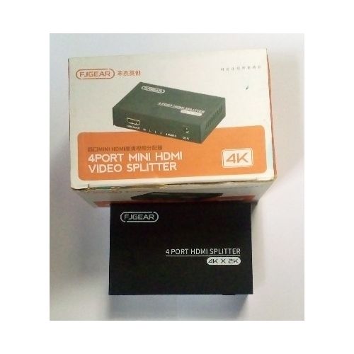 4 Port HDMI Splitter 4K X 2K