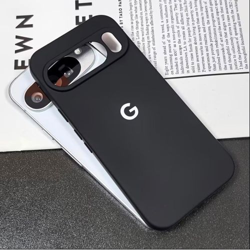 8 pro Silicone Phone Case & Pouch With Camera Protection – Black ( GP )