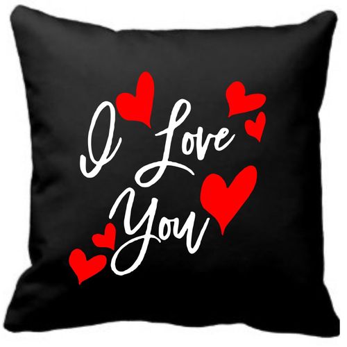 I Love You Inscription Throw Pillow