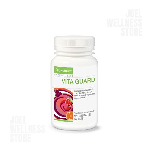 NEOLIFE Vita Guard - 120 Tablets (Single) Chewable antioxidant for children antioxidants whole foods supplements, greater protection from radical damage Benefits for childhood a stronger defence system, adulthood or ageing supplements protect cells