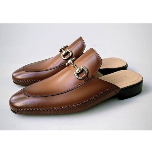 Brown Men's Decent Half Shoe
