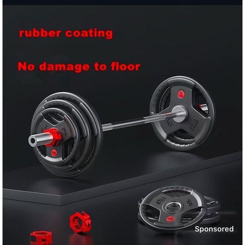 30kg Olympic plate and barbell