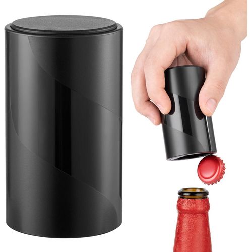 Automatic Beer Opener (Black) Magnetic Bottle Caps Remover