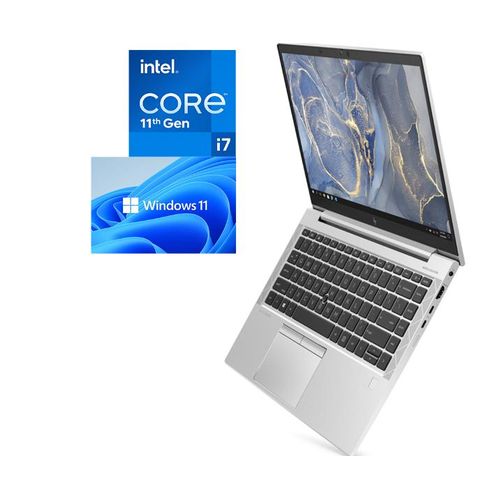 EliteBook 830 G8 Laptop Intel Core i7 11th Gen 16GB RAM 512GB SSD 13.3 FHD Backlit Key/FP Reader/Face ID Windows 11 Pro+ Free Laptop Bag