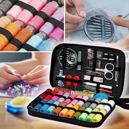98pcs Multi-function Sewing Kits Bag DIY Sewing Tools Box Set for Hand Quilting Stitching Embroidery Thread Accessories