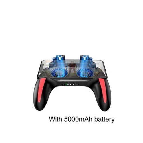 H10 Handheld Grip Game Mobile Controller Joystick Gamepad For Pubg/COD/Freefire Trigger Dual Cooling Fan phone Cooler