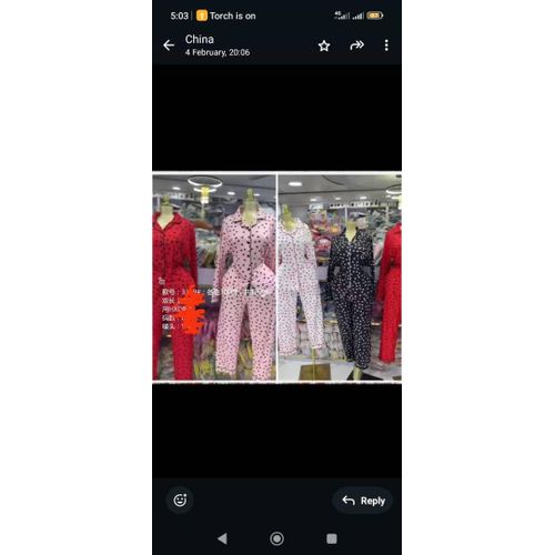 Best quality ladies pajamas