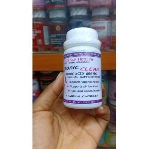 Boric clear boric acid 600mg