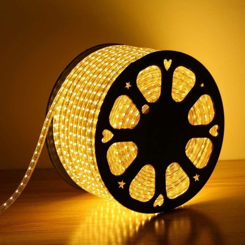 One roll LED Strip Light Rope light – Waterproof Flexible LED Tape Light for Ceiling, Bedroom, TV, Home & Outdoor Decoration