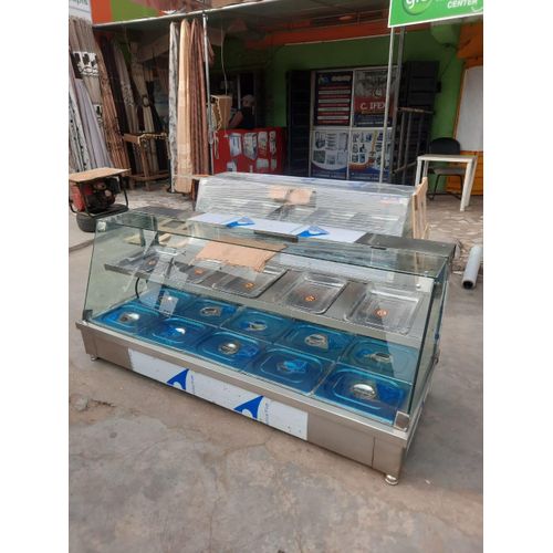 Commercial Food Display Warmer 10 plates down UK Standard