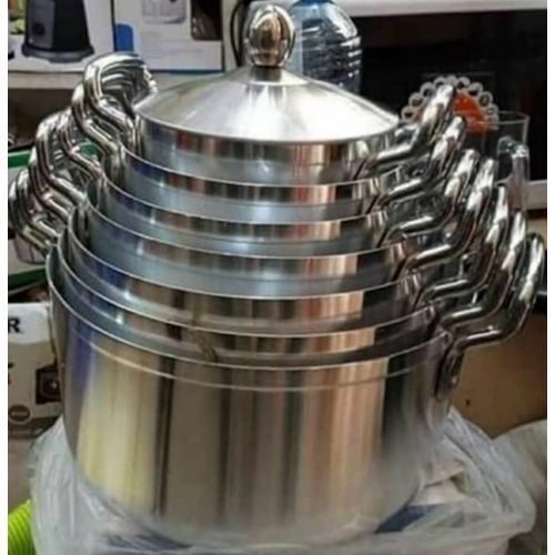 14 Pcs Aluminium 7 Pots Set