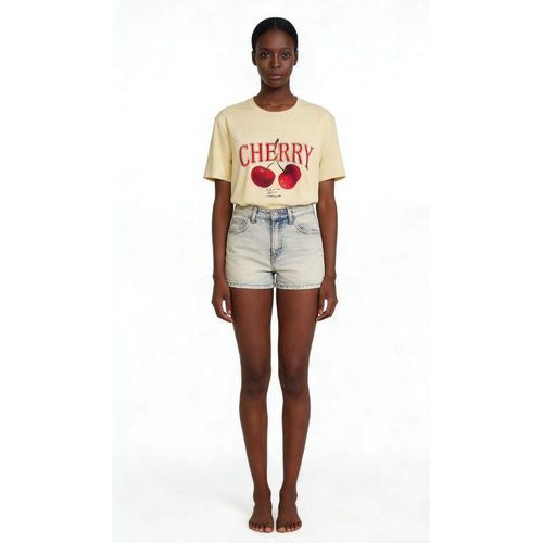 Retro Cherry Print T-Shirt 2959952 XXL