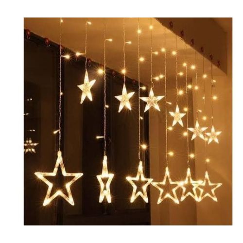 STAR CURTAIN LED LIGHT – WARM WHITE