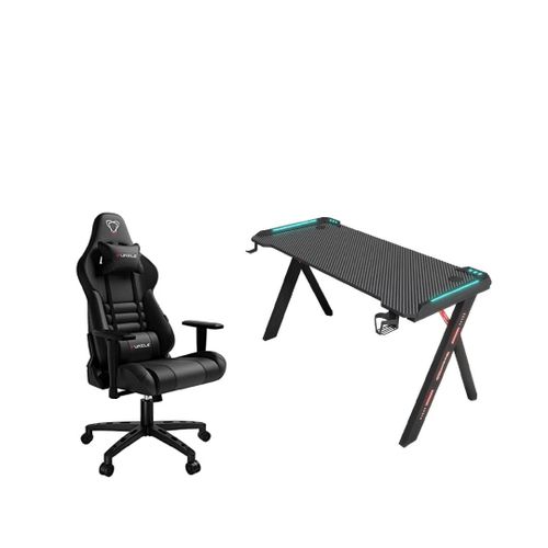 Office/Gaming Chair With Table For Laptop/desktop- FULL BLACK