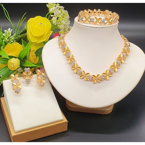 For Odogwu's Wife - First Class Exquisite Necklace, Earring , Bracelet And Ring