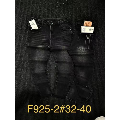 Stone Black Jean Trouser For Men