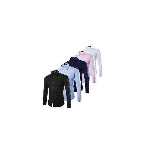5in1 Corporate Quality Office Plain Slim Fit Long Sleeve Shirt
