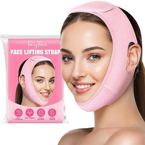 Reusable V Line Mask Facial Slimming Strap Double Chin Reducer Chin Up Mask Face Lifting Belt V Shaped Slimming Face Mask
