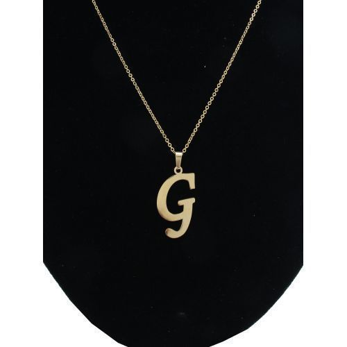 Letter G Pendant, Earrings And Necklace