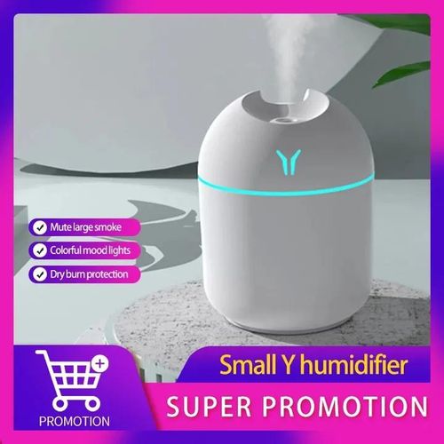 250ML Mini Ultrasonic Air Humidifier Romantic Light USB Essential Oil Diffuser Car Purifier Anion Mist Maker With LED Lamp