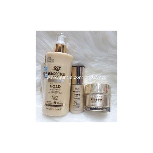 Skin-Doctor Doctor Gold Body Lotion, Face Serum And Face Cream
