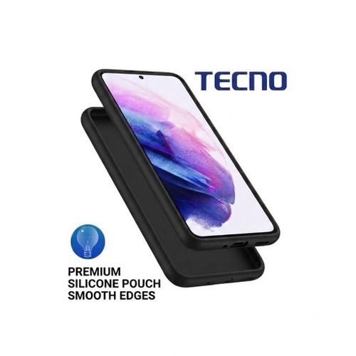 SPARK 7 Pro Premium Liquid Silicone Case, Ultra-Slim Shockproof Soft-Touch Gel Rubber Pouch with Smooth Edges & Anti-Scratch Microfiber Lining, Minimalist Matte Protective Back Cover