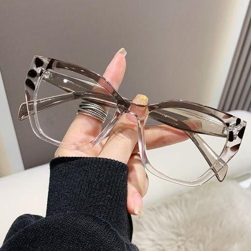 Zaria Cat-Eye Anti-Blue Light Glasses – Trendy Eyeglasses for Digital Screen Protection (Includes Pouch & Cleaner)