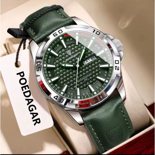 TOPNOTCH ORIGINAL MEN LEATHER STRAP WRISTWATCH.